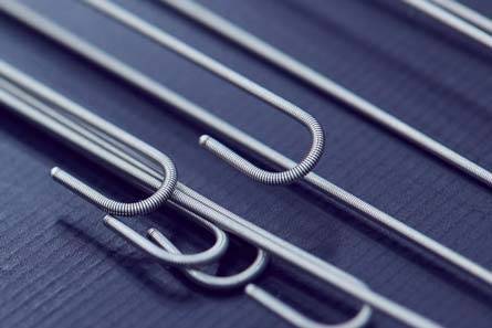 Gold-plated tungsten wires for medical devices used in guide wires