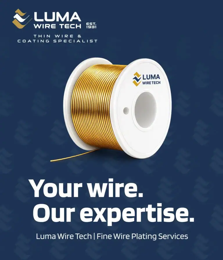 Plated metal wires with Luma plating service